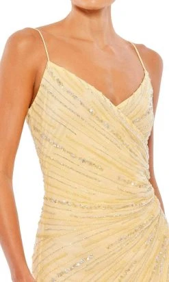 Mac Duggal 93733 - Sleeveless Deep V-neck Evening Dress