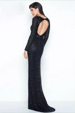 Mac Duggal - Black White Red Style 4477R