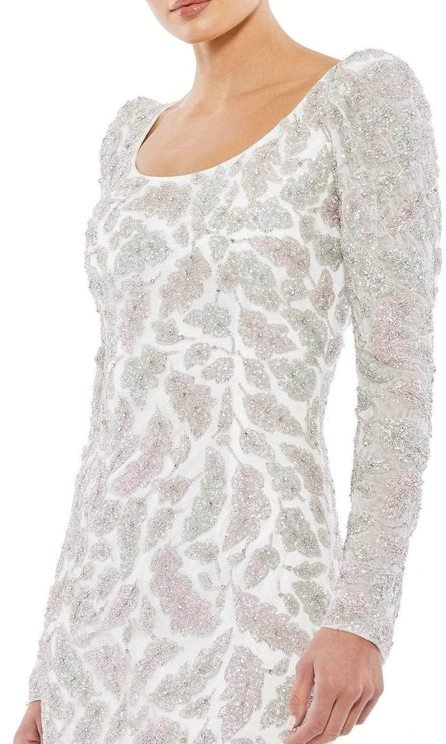 Mac Duggal Cocktail - 5424D Scoop Tea-Length Dress 5 Mac Duggal Cocktail - 5424D Scoop Tea-Length Dress