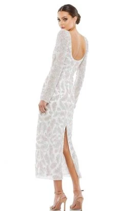 Mac Duggal Cocktail - 5424D Scoop Tea-Length Dress