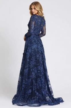 Mac Duggal Couture - 20108D Beaded Embroidered V-Neck Evening Gown