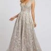 Mac Duggal Evening - 20131D Floral Embroidered A-Line Evening Dress 1 Mac Duggal Evening - 20131D Floral Embroidered A-Line Evening Dress