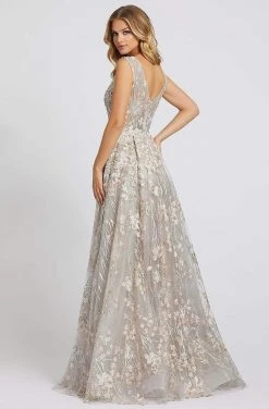 Mac Duggal Evening - 20131D Floral Embroidered A-Line Evening Dress