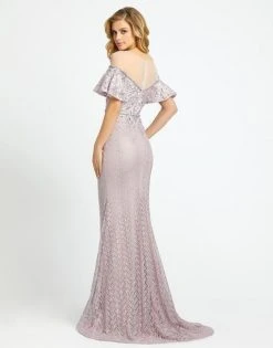 Mac Duggal Evening - 20140D Embroidered Illusion Sheath Evening Gown 6 Mac Duggal Evening - 20140D Embroidered Illusion Sheath Evening Gown