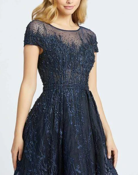 Mac Duggal Evening - 20141D Embroidered Illusion Yoke Evening Gown 5 Mac Duggal Evening - 20141D Embroidered Illusion Yoke Evening Gown