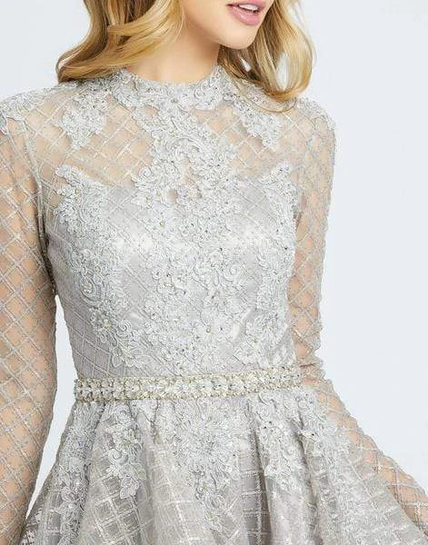Mac Duggal Evening - 30624D Embroidered Long Sleeve A-line Dress 5 Mac Duggal Evening - 30624D Embroidered Long Sleeve A-line Dress