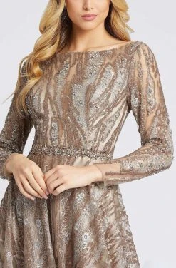 Mac Duggal Evening - 79261D Beaded Bateau A-line Dress 7 Mac Duggal Evening - 79261D Beaded Bateau A-line Dress