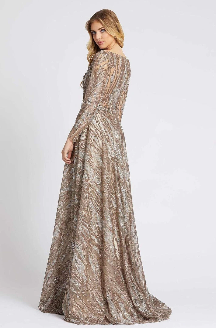 Mac Duggal Evening - 79261D Beaded Bateau A-line Dress 4 Mac Duggal Evening - 79261D Beaded Bateau A-line Dress