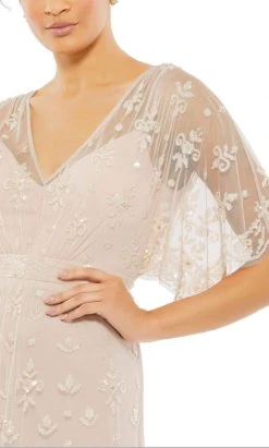 Mac Duggal Evening - 9144D Bateau Elegant Beaded Gown 7 Mac Duggal Evening - 9144D Bateau Elegant Beaded Gown