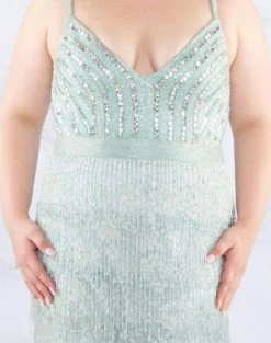 Mac Duggal Fabulouss - 4855F Embellished And Layered Sheath Dress 7 Mac Duggal Fabulouss - 4855F Embellished And Layered Sheath Dress