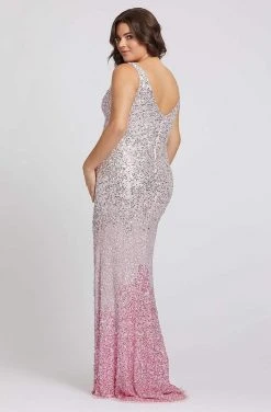 Mac Duggal Fabulouss - 5152F Sequined Gradient Column Dress