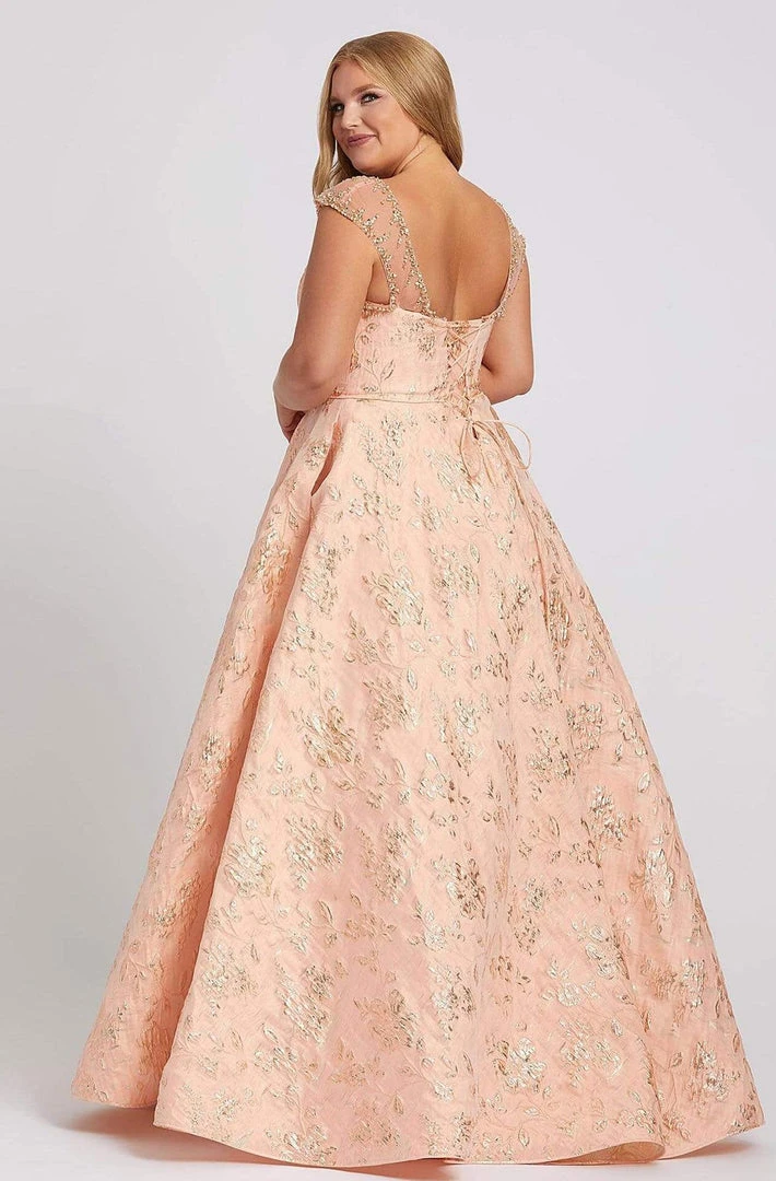 Mac Duggal Fabulouss - 77728F Embellished A-line Long Dress 4 Mac Duggal Fabulouss - 77728F Embellished A-line Long Dress