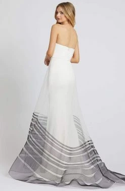 Mac Duggal Flash - 48923L Straight Across Evening Dress