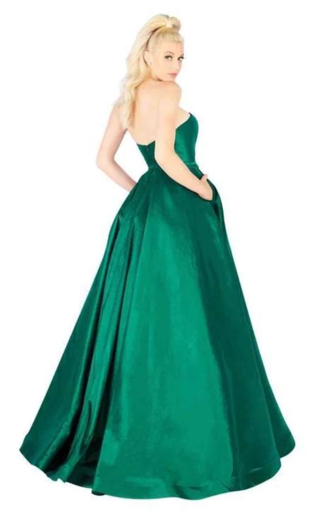 Mac Duggal Flash - 66929L Strapless Vibrant Taffeta Ballgown 5 Mac Duggal Flash - 66929L Strapless Vibrant Taffeta Ballgown