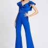 Mac Duggal Flash - 67384L Jersey Ruffled Jumpsuit