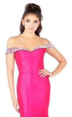 Mac Duggal Flash - Pearl Beaded In Midnight Blue 66900L