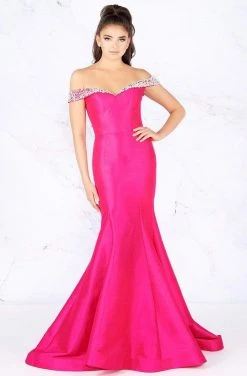 Mac Duggal Flash - Pearl Beaded In Midnight Blue 66900L