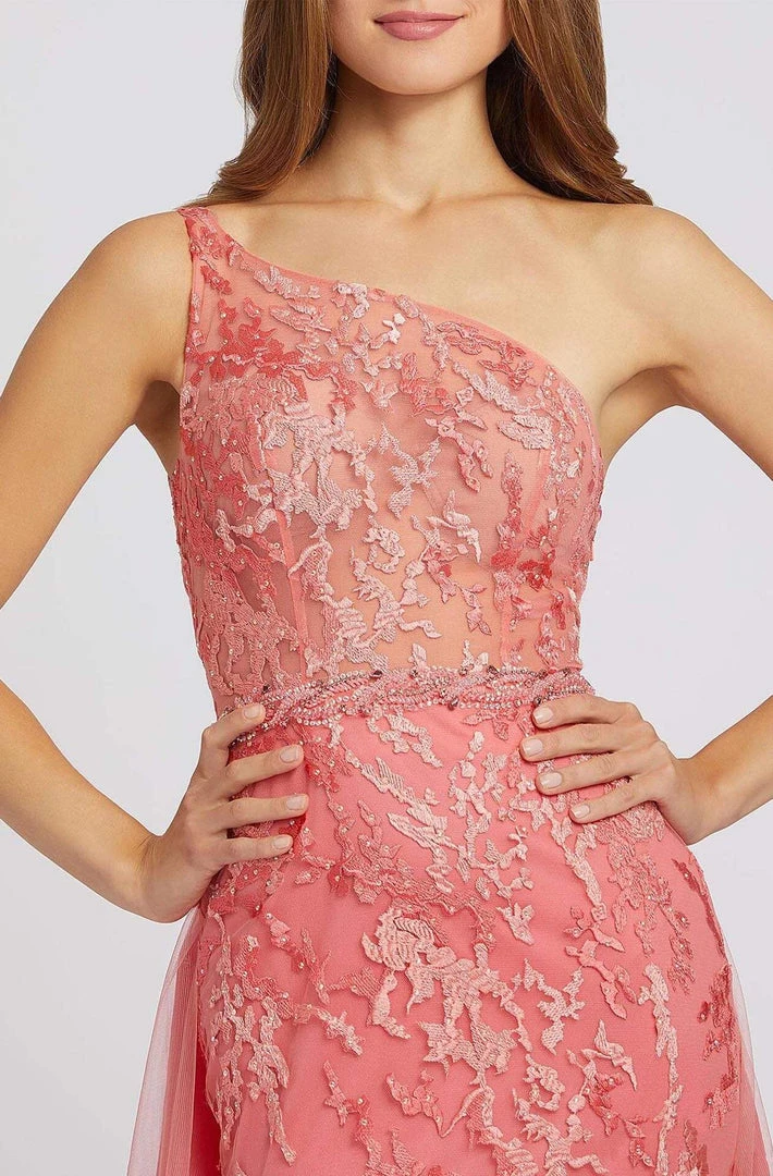 Mac Duggal Prom - 79290M Asymmetric With Overskirt Long Dress 5 Mac Duggal Prom - 79290M Asymmetric With Overskirt Long Dress