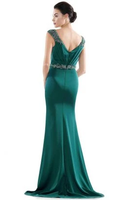 Marsoni By Colors - MV1101 Jeweled Cap Sleeve Mermaid Gown 15 Marsoni By Colors - MV1101 Jeweled Cap Sleeve Mermaid Gown