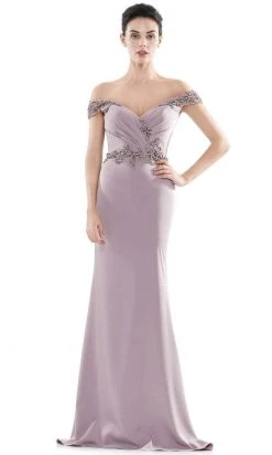 Marsoni By Colors - MV1101 Jeweled Cap Sleeve Mermaid Gown 12 Marsoni By Colors - MV1101 Jeweled Cap Sleeve Mermaid Gown