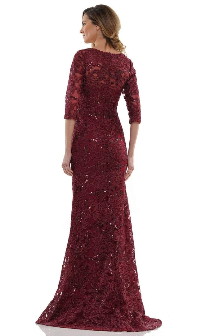 Marsoni By Colors - MV1119 Sequin And Embroidered Sheath Dress 8 Marsoni By Colors - MV1119 Sequin And Embroidered Sheath Dress
