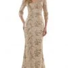 Marsoni By Colors - MV1119 Sequin And Embroidered Sheath Dress 2 Marsoni By Colors - MV1119 Sequin And Embroidered Sheath Dress