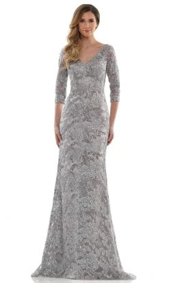 Marsoni By Colors - MV1119 Sequin And Embroidered Sheath Dress 10 Marsoni By Colors - MV1119 Sequin And Embroidered Sheath Dress