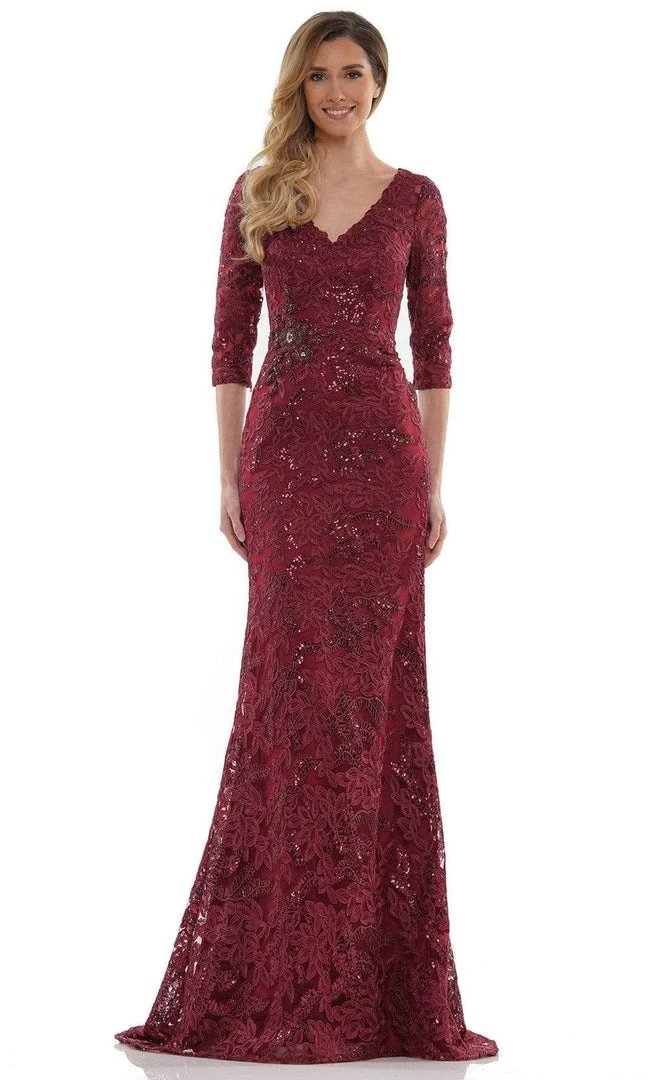 Marsoni By Colors - MV1119 Sequin And Embroidered Sheath Dress 7 Marsoni By Colors - MV1119 Sequin And Embroidered Sheath Dress