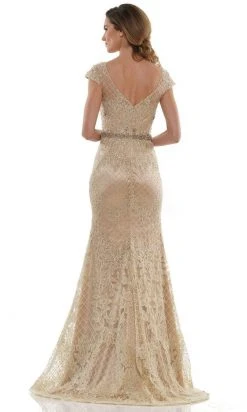 Marsoni By Colors - MV1120 Bateau Trumpet Evening Dress