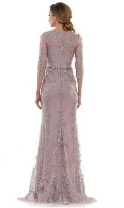 Marsoni By Colors - MV1123 Modest Beaded Sheath Dress