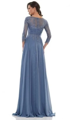 Marsoni By Colors - MV1125 V-Neck A-Line Evening Dress 13 Marsoni By Colors - MV1125 V-Neck A-Line Evening Dress