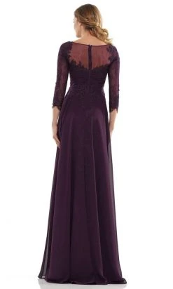 Marsoni By Colors - MV1125 V-Neck A-Line Evening Dress