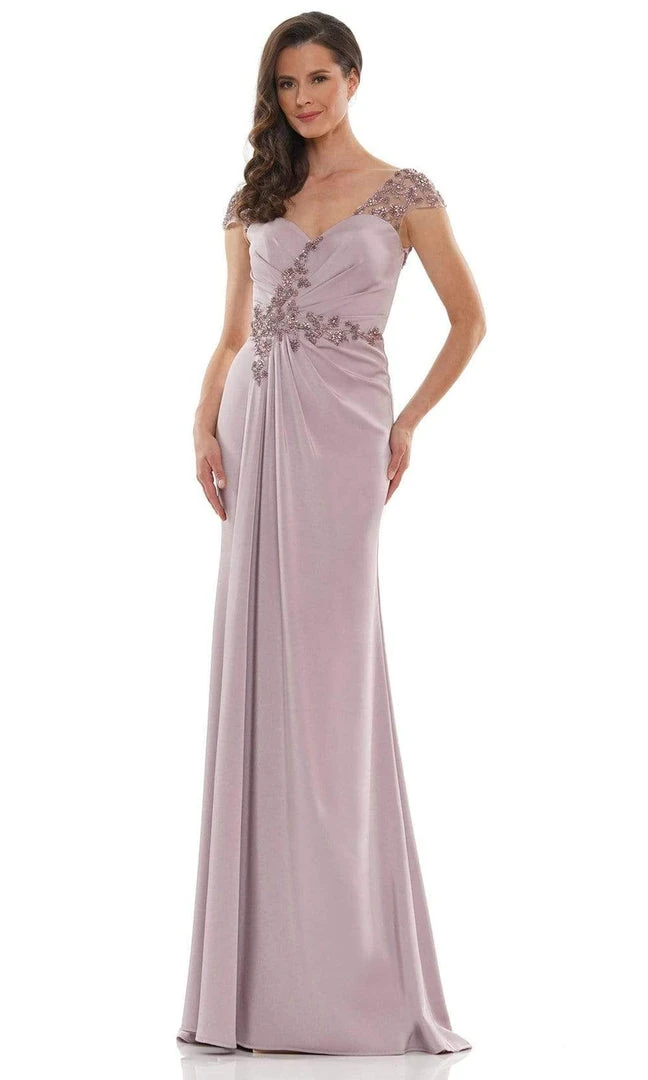 Marsoni By Colors - MV1133 Crystal Beaded Sheath Gown 5 Marsoni By Colors - MV1133 Crystal Beaded Sheath Gown