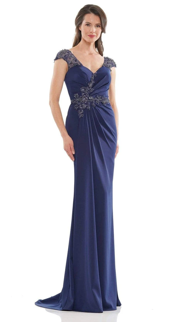 Marsoni By Colors - MV1133 Crystal Beaded Sheath Gown 9 Marsoni By Colors - MV1133 Crystal Beaded Sheath Gown