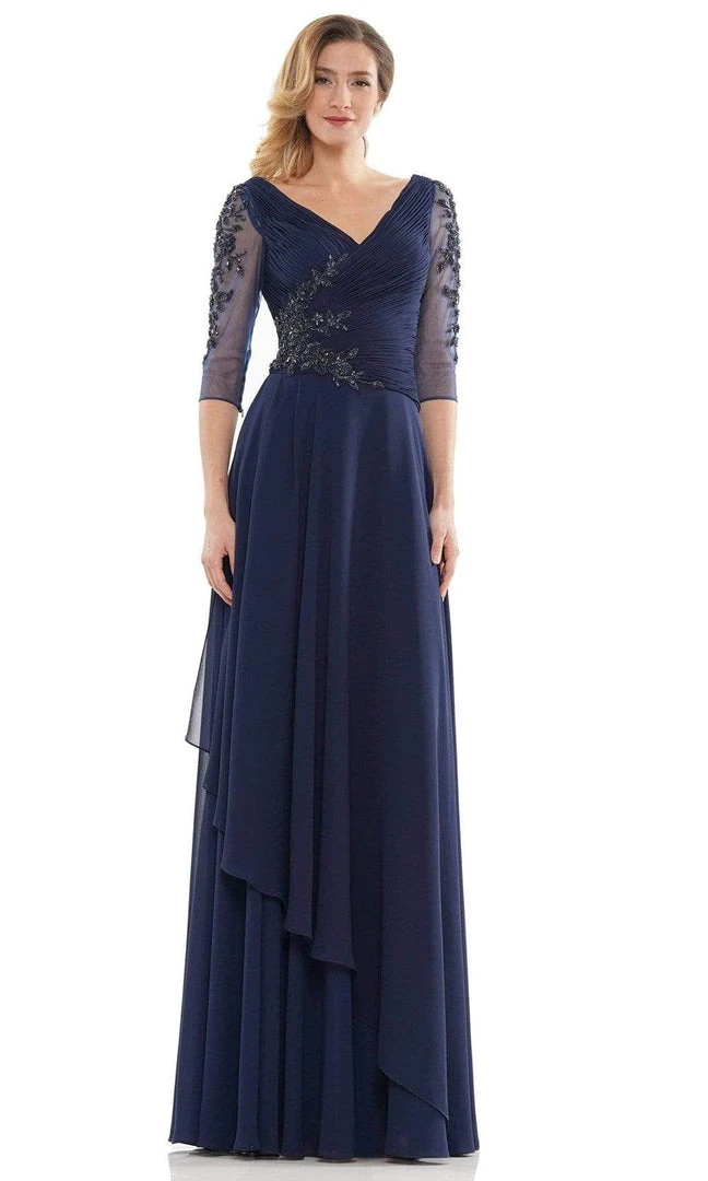 Marsoni By Colors - MV1135 Fitted A-Line Evening Dress 5 Marsoni By Colors - MV1135 Fitted A-Line Evening Dress