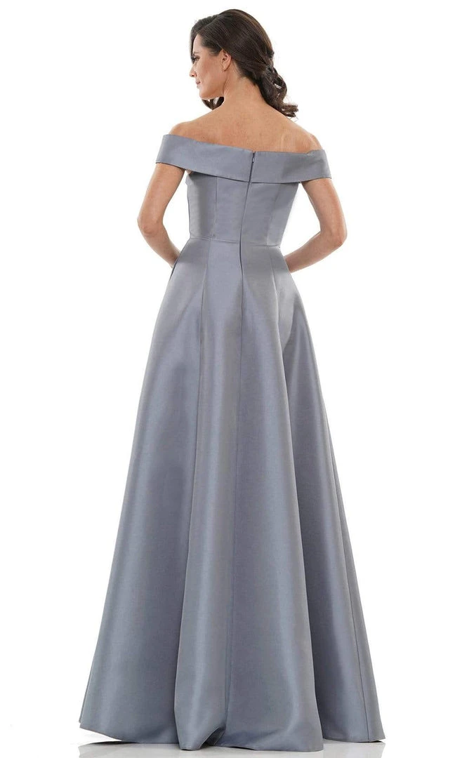 Marsoni By Colors - MV1138 Off Shoulder Beaded A-line Gown 7 Marsoni By Colors - MV1138 Off Shoulder Beaded A-line Gown