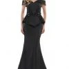 Marsoni By Colors - MV1141 Fitted Trumpet Evening Dress
