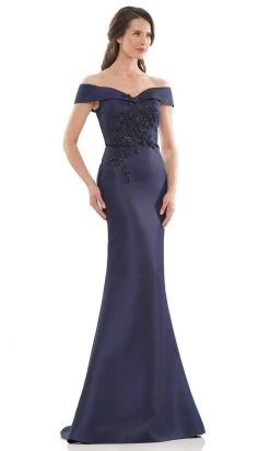 Marsoni By Colors - MV1142 Off Shoulder Mermaid Evening Dress
