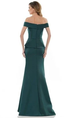 Marsoni By Colors - MV1143 Off Shoulder Slit Evening Dress