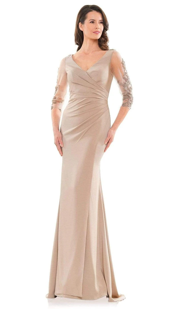Marsoni By Colors - MV1146 Formal Pleated Bod Sheath Gown 7 Marsoni By Colors - MV1146 Formal Pleated Bod Sheath Gown