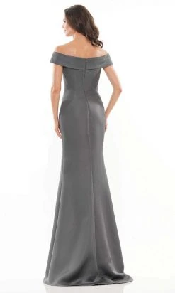 Marsoni By Colors - MV1153 Draped Off Shoulder Gown 7 Marsoni By Colors - MV1153 Draped Off Shoulder Gown