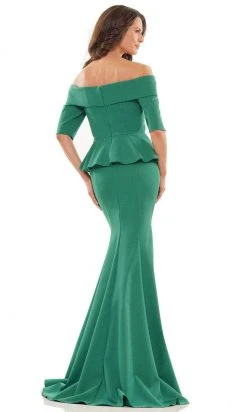 Marsoni By Colors MV1164 - Off Shoulder Mermaid Long Dress