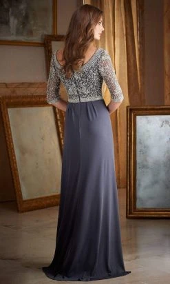 MGNY By Mori Lee - 71401 Beaded Jersey Fitted Dress