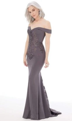 MGNY By Mori Lee - 72207 Off Shoulder Beaded Appliqued Mermaid Gown