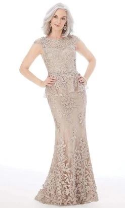 MGNY By Mori Lee - 72230 Lavish 3D Floral Appliques Mermaid Gown