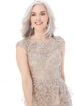 MGNY By Mori Lee - 72230 Lavish 3D Floral Appliques Mermaid Gown