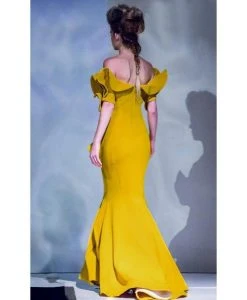 MNM Couture - 2328 Peplum Off-Shoulder Mermaid Evening Gown 23 MNM Couture - 2328 Peplum Off-Shoulder Mermaid Evening Gown