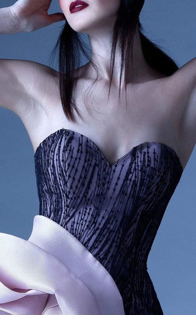 MNM Couture - G0961 Strapless Applique Sweetheart Trumpet Dress 5 MNM Couture - G0961 Strapless Applique Sweetheart Trumpet Dress