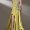 MNM COUTURE - K3903 Sleeveless Illusion Bateau Evening Dress 1 MNM COUTURE - K3903 Sleeveless Illusion Bateau Evening Dress