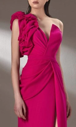 MNM COUTURE - K3904 Asymmetrical A-Line Evening Dress 7 MNM COUTURE - K3904 Asymmetrical A-Line Evening Dress